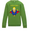 Детский Свитшот Super Homer Лаймовый фото