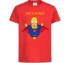 Дитяча футболка Super Homer Червоний фото