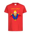 Дитяча футболка Super Homer Червоний фото