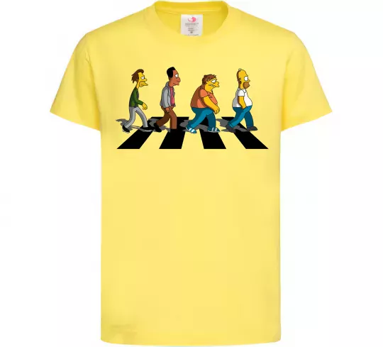 Детская футболка Simpsons the Beatles Лимонный фото