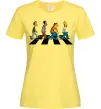 Женская футболка Simpsons the Beatles Лимонный фото