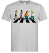 Чоловіча футболка Simpsons the Beatles Сірий фото