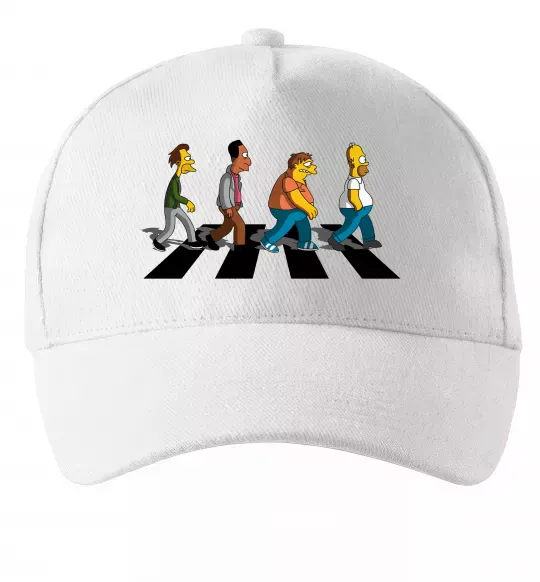 Кепка Simpsons the Beatles Белый фото