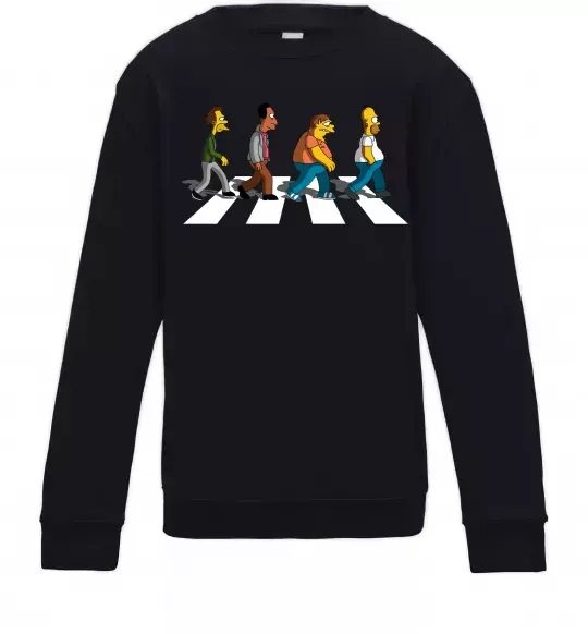Дитячий світшот Simpsons the Beatles Чорний фото