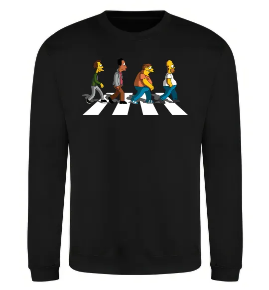 Свитшот Simpsons the Beatles Черный фото