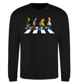 Світшот Simpsons the Beatles Чорний фото