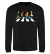 Свитшот Simpsons the Beatles Черный фото