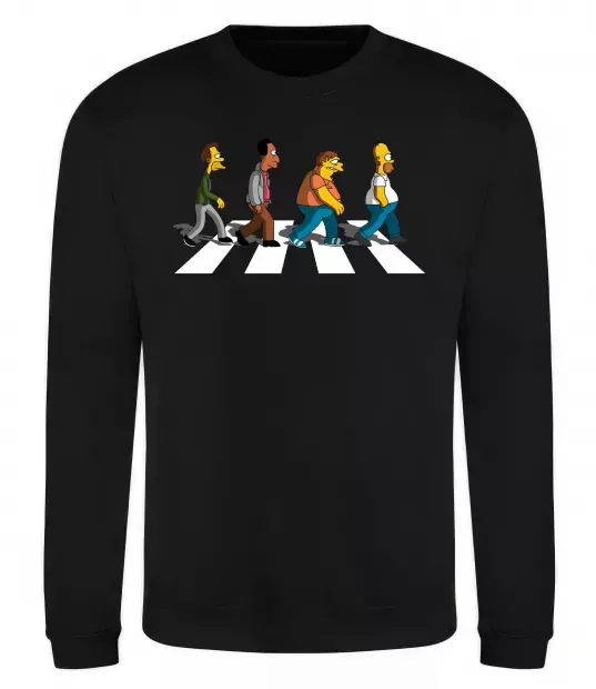 Свитшот Simpsons the Beatles Черный фото