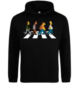 Мужская толстовка (худи) Simpsons the Beatles