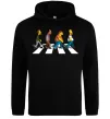 Мужская толстовка (худи) Simpsons the Beatles Черный фото
