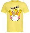 Мужская футболка Homer Simpson Woo Hoo Лимонный фото