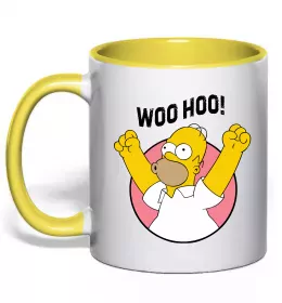 Чашка с цветной ручкой