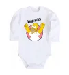 Детский боди Homer Simpson Woo Hoo Белый фото