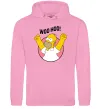Жіноча толстовка (худі) Homer Simpson Woo Hoo Рожевий фото