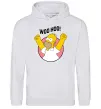 Женская толстовка (худи) Homer Simpson Woo Hoo Серый меланж фото
