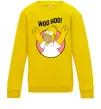 Детский Свитшот Homer Simpson Woo Hoo Солнечно желтый фото