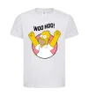 Детская футболка Homer Simpson Woo Hoo Белый фото