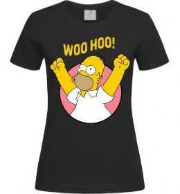Женская футболка Homer Simpson Woo Hoo