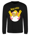 Світшот Homer Simpson Woo Hoo Чорний фото