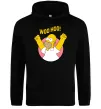 Женская толстовка (худи) Homer Simpson Woo Hoo Черный фото