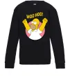 Детский Свитшот Homer Simpson Woo Hoo Черный фото
