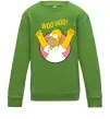 Детский Свитшот Homer Simpson Woo Hoo Лаймовый фото