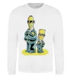 Свитшот The Simpsons MiB Белый фото