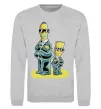 Свитшот The Simpsons MiB Серый меланж фото