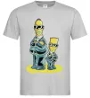 Чоловіча футболка The Simpsons MiB Сірий фото