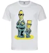 Чоловіча футболка The Simpsons MiB Білий фото