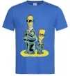 Чоловіча футболка The Simpsons MiB Яскраво-синій фото