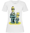 Женская футболка The Simpsons MiB Белый фото