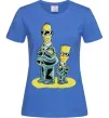 Женская футболка The Simpsons MiB Ярко-синий фото