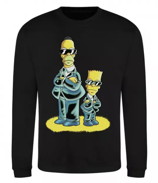 Свитшот The Simpsons MiB Черный фото