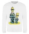 Свитшот The Simpsons MiB Белый фото