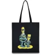 Еко-сумка The Simpsons MiB Чорний фото