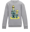 Детский Свитшот The Simpsons MiB Серый меланж Детский Свитшот The Simpsons MiB Серый меланж фото