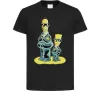 Дитяча футболка The Simpsons MiB Чорний фото