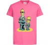 Дитяча футболка The Simpsons MiB Яскраво-рожевий фото