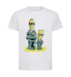 Детская футболка The Simpsons MiB Белый фото