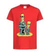 Детская футболка The Simpsons MiB Красный фото