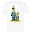Футболка Оверсайз The Simpsons MiB Белый фото