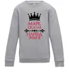 Детский Свитшот Марк сказав народ зробив Серый меланж фото