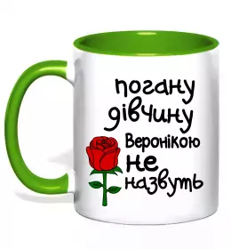 Чашка з кольоровою ручкою