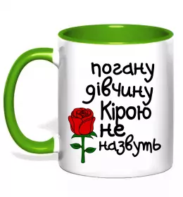 Чашка з кольоровою ручкою