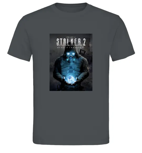 Чоловіча футболка Stalker 2 Пошук артефактів, колір - графіт, розмір - М Графіт фото