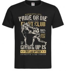 Чоловіча футболка Pride Or Die Fight club, колір - чорний, розмір - L