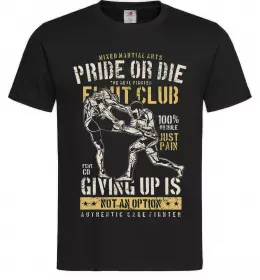 Чоловіча футболка Pride Or Die Fight club, колір - чорний, розмір - L Чорний фото