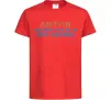 Дитяча футболка Anton the myth the legend Червоний фото