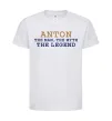Детская футболка Anton the myth the legend Белый фото